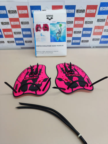arena Vortex Tablas de Natación, Accesorio de Entrenamiento para Piscina, Palas de Piscina con Correas Ajustables, Sin PVC